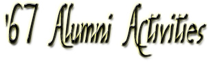 Palm Beach High School 1967 activities banner