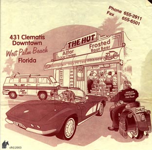 The "new" Hut menu cover